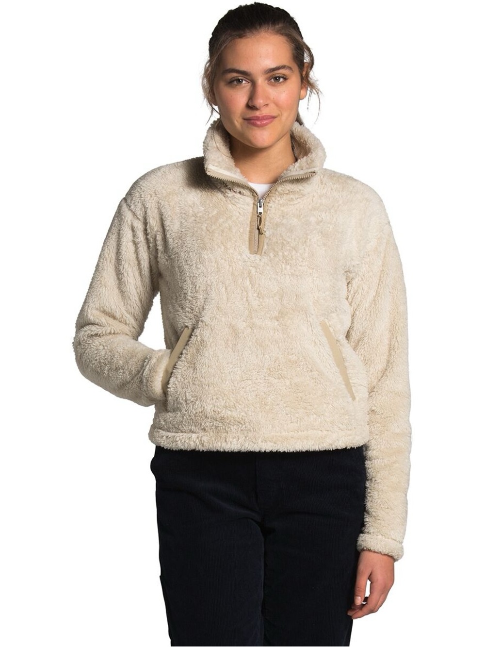 The North Face | Furry Fleece Pullover | Bleached Sand | Size Large